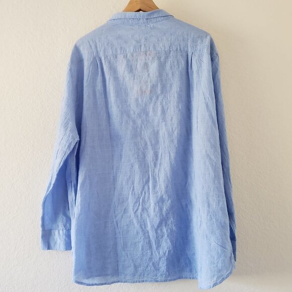 NWT - Buffalo David Bitton Lightweight Blue Button Down Shirt – Size XXL - Picture 3 of 4